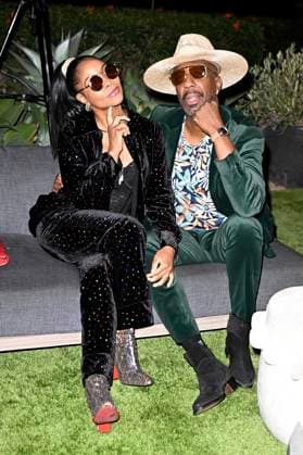 Shahidah Omar, mit Ehemann J.B. Smoove bei der VIP Par-Tee auf dem 6. Rod Dedeaux Foundation Charity Event im Riviera Country Club. Los Angeles, 02.11.2025