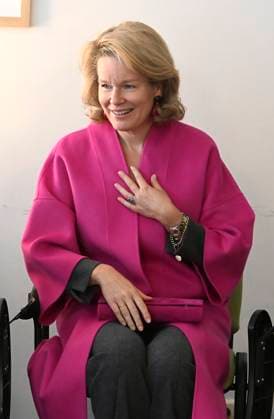 Queen Mathilde Visits Centre De Prevention Du Suicide BRUSSELS, BELGIUM - NOVEMBER 3 :Queen Mathilde visits the Centre de Prévention du Suicide in Brussels, an organisation dedicated to multifaceted suicide prevention through accessible and low-threshold telecare. The organisation offers support to people with suicidal thoughts or behaviour, and to their loved ones. .on November 03, 2025 in Brussels, Belgium, 03 11 2025 Brussels Belgium  Copyright: xBertxVanxDenxBrouckex