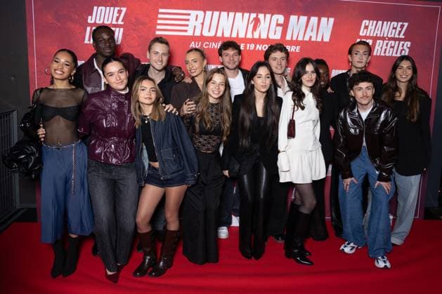 Running Man Paris Film Premiere Star Academy 2025 Students attends Running Man Paris Film Premiere at UGC Cine Cite Bercy on November 03, 2025 in Paris, France. Photo by Nasser Berzane ABACAPRESS.COM Paris France  Copyright: xBerzanexNasser ABACAx
