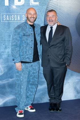 Valide Saison 3 Premiere Franck Gastambide and Gerald-Brice Viret attending the Valide Saison 3 Premiere at the Grand Rex cinema in Paris, France on November 03, 2025. Photo by Aurore Marechal ABACAPRESS.COM Paris France  Copyright: xMarechalxAurore ABACAx