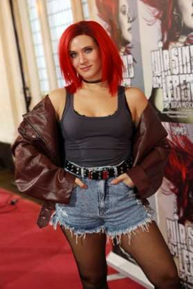 Celina dos Santos bei der Pressekonferenz zum Musical Wir sind am Leben im Stage Theater des Westens. Berlin, 03.11.2025