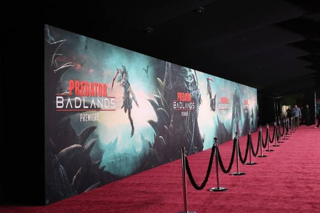 November 3, 2025, Los Angeles, California, USA: General Atmosphere at the World Premiere of 20th Century Studios Predator: Badlands at the TCL Chinese Theatre IMAX Los Angeles USA - ZUMAg107 20251103_zep_g107_075 Copyright: xNinaxPrommerx