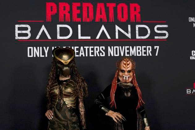Cosplayer bei der Premiere des Kinofilms Predator: Badlands im TCL Chinese Theater. Los Angeles, 03.11.2025