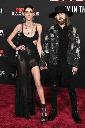 LeeAnna Vamp mit Ehemann Cameron Lee Vamp bei der Premiere des Kinofilms Predator: Badlands im TCL Chinese Theater. Los Angeles, 03.11.2025