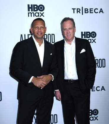 November 3, 2025, New York, Ny, United States: Alex Rodriguez and Michael Kay attend the New York Premiere Screening of Alex vs ARod . Held at the DGA Theater in New York. November 3, 2025. New York United States - ZUMAp281 20251103_zea_p281_125 Copyright: xPhotoxImagexPressx