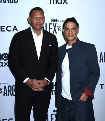 November 3, 2025, New York, Ny, United States: Alex Rodriguez and Gotham Chopra attend the New York Premiere Screening of Alex vs ARod . Held at the DGA Theater in New York. November 3, 2025. New York United States - ZUMAp281 20251103_zea_p281_127 Copyright: xPhotoxImagexPressx
