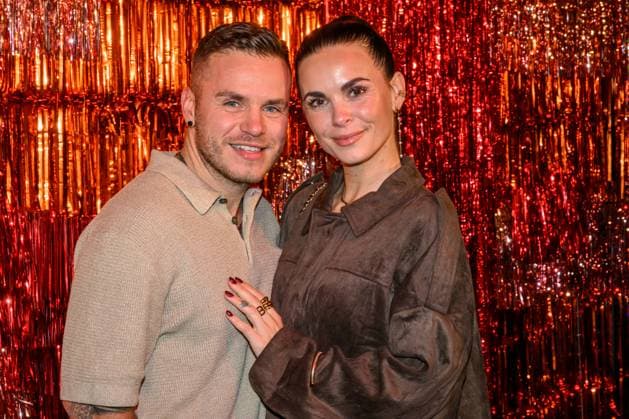 GER, Berlin, im Bild v.l.: Henning Merten und Denise Merten, bei der Premiere der neuen Reality-Show Die Abrechnung Der Promi-Showdown im Festsaal Kreuzberg, 04.11.2025 Copyright: HMBxMedia UwexKoch