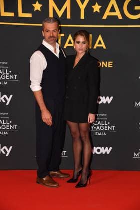 Rome, Cinema The Space Moderno Premiere of the Sky Series Call My Agent - Italy , In the photo: Luca Argentero Cristina Marino  Copyright: xVincenzoxLandix xipa-agency.netx xVincenzoxLandix IPA_Agency_IPA67542694