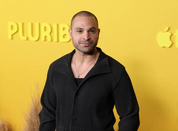 Michael Mando attends the world premiere of the Apple TV series Pluribus at the DGA Theater on Tuesday, November 4, 2025. Pluribus will make its global debut on Apple TV with its first two episodes on Friday, November 7, 2025, followed by new episodes every Friday through December 26. Storyline: The most miserable person on Earth must save the world from happiness.  LAP20251104839 GREGxGRUDT