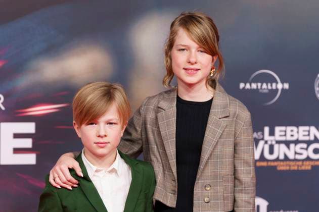 Anton Landau und Luise Landau bei der Premiere des Kinofims Das Leben der Wünsche im Mathäser Filmpalast. München, 04.11.2025