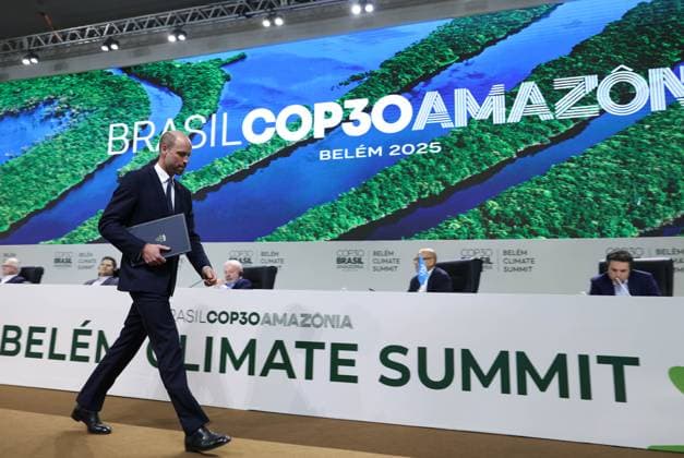 The Prince of Wales Attends COP30 06 11 2025. BelÃ m, Brazil. The Prince of Wales during the World Leaders Summit at COP30., Credit:Pete Maclaine Avalon Brazil, BelÃ m  Copyright: xPetexMaclainex xAvalonx 1050762331