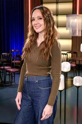 Carolin Kebekus bei der Aufzeichnung der WDR-Talkshow Kölner Treff im WDR Studio BS 3. Köln, 06.11.2025