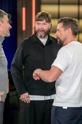 Micky Beisenherz, Rea Garvey und Klaas Heufer-Umlauf bei der Aufzeichnung der WDR-Talkshow Kölner Treff im WDR Studio BS 3. Köln, 06.11.2025