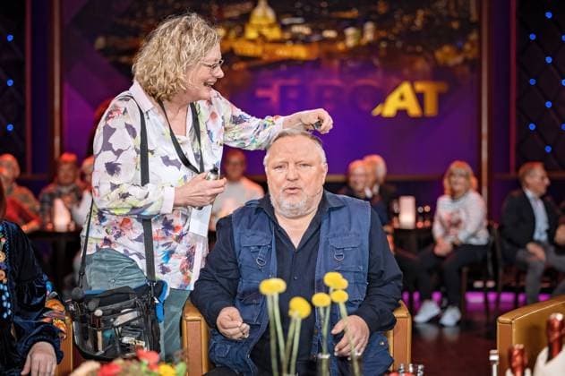 MDR - Riverboat. Schauspieler Axel Prahl anläßlich der Aufzeichnung der MDR - Talkshow Riverboat am 06.11.2025 in der Mediacity Leipzig. 20251106SFL0049