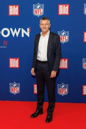 Empfang - BILD NFL TOUCHDOWN BERLIN - Herbert Hainer beim BILD TOUCHDOWN BERLIN National Football League - Empfang, anlässlich des ersten regulären Saisonspiels der NFL Teams Indianapolis Colts vs. Atlanta Falcons am 07.11.2025 im Axel-Springer-Hochhaus in Berlin. Copyright: xEventpressxKochanx