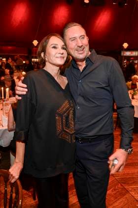 abb Palazzo- Anouschka Renzi und Jan Christoph Wagner zu Gast bei der Gala Premiere von Kolja Kleeberg und Hans-Peter Wodarz 17. Dinner Show Unikate im PALAZZO-Spiegelpalast am 07.11.2025 in Berlin Berlin Deutschland
