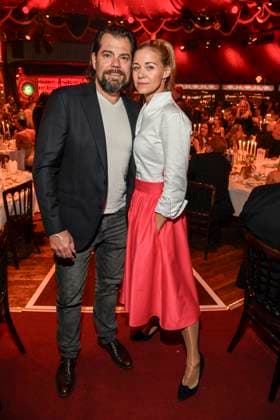 abb Palazzo- Daniel Fehlow und Jessica Ginkel zu Gast bei der Gala Premiere von Kolja Kleeberg und Hans-Peter Wodarz 17. Dinner Show Unikate im PALAZZO-Spiegelpalast am 07.11.2025 in Berlin Berlin Deutschland