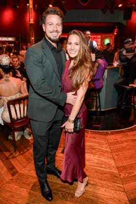 abb Palazzo- Sebatian Pannek und Angelina Pannek zu Gast bei der Gala Premiere von Kolja Kleeberg und Hans-Peter Wodarz 17. Dinner Show Unikate im PALAZZO-Spiegelpalast am 07.11.2025 in Berlin Berlin Deutschland
