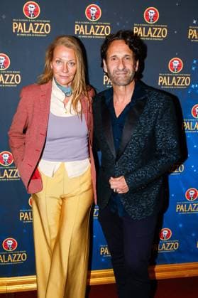 Gala-Premiere 2025 der Palazzo Dinner Show im Spiegelpalast in Berlin Berlin, 7.11.2025 Karen Boehne und Falk-Willy Wild bei der Gala-Premiere 2025 der Palazzo Dinner Show im Spiegelpalast in Berlin Berlin Copyright: xMatthiasxGränzdörferx