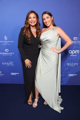 Paris Global Gift Gala - Paris Maria Bravo and her daughter attends the Paris Global Gift Gala in Paris, France on Novmber 08, 2025. Photo by Jerome Domine ABACAPRESS.COM France  Copyright: xDominexJerome ABACAx