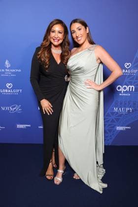 Paris Global Gift Gala - Paris Maria Bravo and her daughter attends the Paris Global Gift Gala in Paris, France on Novmber 08, 2025. Photo by Jerome Domine ABACAPRESS.COM France  Copyright: xDominexJerome ABACAx