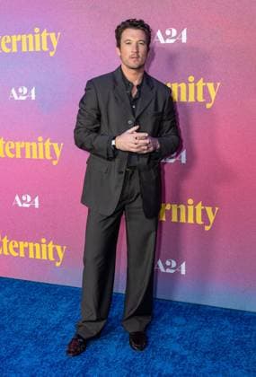 November 8, 2025, Bronx, New York, USA: Miles Teller attends Eternity premiere at Regal Union Square in New York, NY on November 8, 2025. Bronx USA - ZUMAr339 20251108_znp_r339_042 Copyright: xLevxRadinx