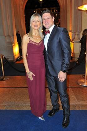 43. Deutscher Sportpresseball 2025. Matthias und Inge Steiner anläßlich des 43. Deutschen Sportpresseballs am 08.11.2025 in der Alten Oper Frankfurt Main. 20251108MWI094572