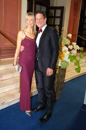 Inge und Matthias Steiner beim 43. Deutschen Sportpresseball am 8.11.2025 in der Alten Oper in Frankfurt am Main Deutscher Sportpresseball 2025 in Frankfurt am Main