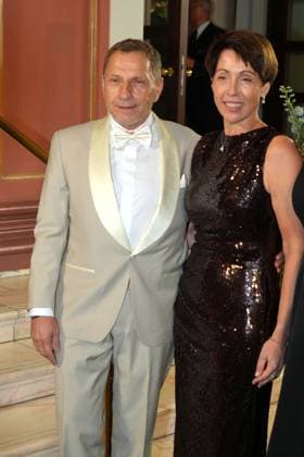 Richy Mueller und seine Ehefrau Christl Stumhofer beim 43. Deutschen Sportpresseball am 8.11.2025 in der Alten Oper in Frankfurt am Main Deutscher Sportpresseball 2025 in Frankfurt am Main
