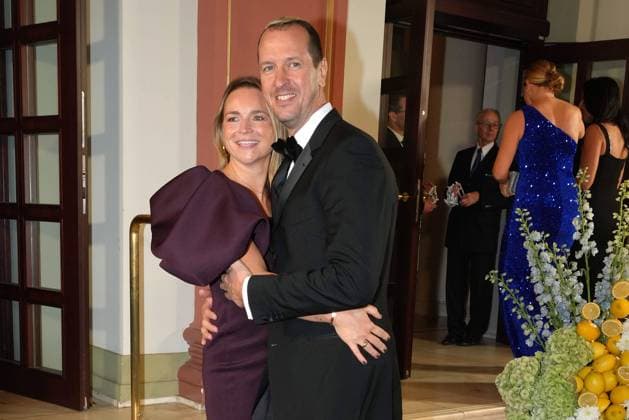 Pascal und Angela Hens beim 43. Deutschen Sportpresseball am 8.11.2025 in der Alten Oper in Frankfurt am Main Deutscher Sportpresseball 2025 in Frankfurt am Main