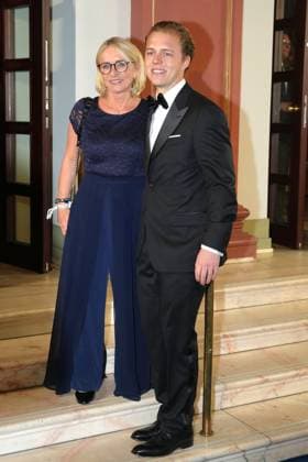Heidi Beckenbauer und Joel Beckenbauer beim 43. Deutschen Sportpresseball am 8.11.2025 in der Alten Oper in Frankfurt am Main Deutscher Sportpresseball 2025 in Frankfurt am Main