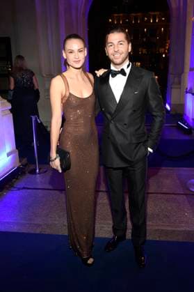 Chiara Alina Kohlmann-Kaiser und Riccardo Basile beim 43. Deutschen SportpresseBall 2025 in der Alten Oper. Frankfurt, 08.11.2025