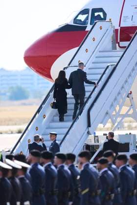 Spanish Royals Depart to China for 3 Days State Visit King Felipe VI of Spain, Queen Letizia of Spain attends Departure Ceremony to China for 3 Days State Visit at Adolfo Suarez Madrid Barajas Airport on November 9, 2025 in Madrid, Spain Photo by IMAGO MPG Madrid Adolfo Suarez Madrid Barajas Airport Madrid Spain  Copyright: xMPGx