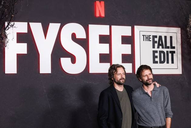 Netflix FYSEE: The Fall Edit - Stranger Things Season 5 FYC Event HOLLYWOOD, LOS ANGELES, CALIFORNIA, USA - NOVEMBER 08: American writer, director, and producer Matt Duffer and American producer Ross Duffer (The Duffer Brothers) arrive at the Netflix FYSEE: The Fall Edit - Stranger Things Season 5 FYC (For Your Consideration) Event held at the Netflix Tudum Theater on November 8, 2025 in Hollywood, Los Angeles, California, United States., Credit:Xavier Collin Avalon United States, California, Hollywood, Netflix Tudum Theater  Copyright: xXavierxCollinx xAvalonx 1051397182