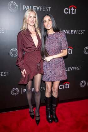 PaleyFest NY 2025: Paramount+ s Landman , New York, New York, USA - 09 Nov 2025 (L-R) Ali Larter and Demi Moore attend Paramount+ s Landman during PaleyFest NY 2025 at The Paley Museum. New York United States Copyright: xRonxAdarx xSOPAxImagesx _radar_paley_20251109_00855