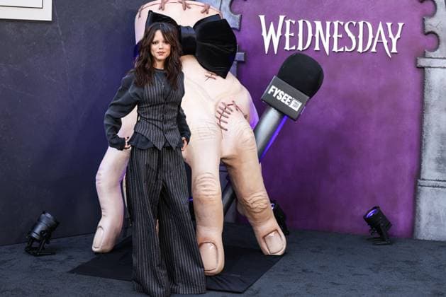 RECORD DATE NOT STATED Netflix FYSEE: The Fall Edit - Wednesday Season 2 FYC Event HOLLYWOOD, LOS ANGELES, CALIFORNIA, USA - NOVEMBER 09: American actress Jenna Ortega arrives at the Netflix FYSEE: The Fall Edit - Wednesday Season 2 FYC (For Your Consideration) Event held at the Netflix Tudum Theater on November 9, 2025 in Hollywood, Los Angeles, California, United States., Credit:Xavier Collin Avalon United States, California, Hollywood, Netflix Tudum Theater  Copyright: xXavierxCollinx xAvalonx 1051629673