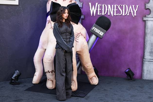 RECORD DATE NOT STATED Netflix FYSEE: The Fall Edit - Wednesday Season 2 FYC Event HOLLYWOOD, LOS ANGELES, CALIFORNIA, USA - NOVEMBER 09: American actress Jenna Ortega arrives at the Netflix FYSEE: The Fall Edit - Wednesday Season 2 FYC (For Your Consideration) Event held at the Netflix Tudum Theater on November 9, 2025 in Hollywood, Los Angeles, California, United States., Credit:Xavier Collin Avalon United States, California, Hollywood, Netflix Tudum Theater  Copyright: xXavierxCollinx xAvalonx 1051629837
