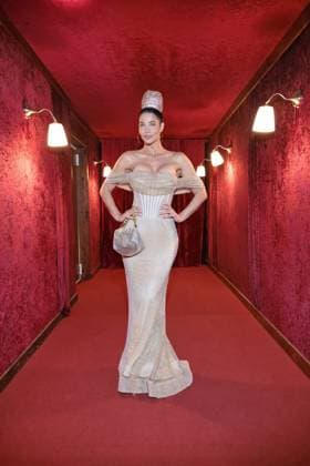 07.11.2025, Micaela Schaefer zur Palazzo Gala-Premiere 2025, Spiegelpalast am Bahnhof Zoo, Berlin, Berlin