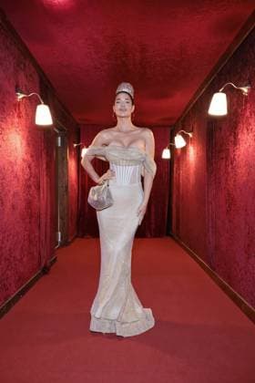 07.11.2025, Micaela Schaefer zur Palazzo Gala-Premiere 2025, Spiegelpalast am Bahnhof Zoo, Berlin, Berlin
