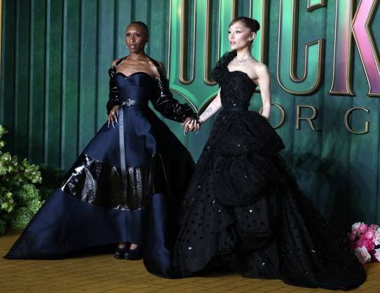 Wicked: For Good European Premiere at Cineworld Leicester Square in London - 10 Nov 2025 Cynthia Erivo and Ariana Grande attend the Wicked: For Good European Premiere at Cineworld Leicester Square. London United Kingdom Copyright: xFredxDuvalx xSOPAxImagesx FD_Wicked_For_Good_02