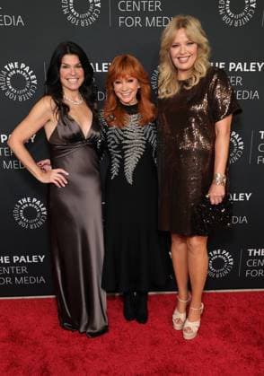 10 November 2025 - Beverly Hills, California - Maureen J. Reidy, Reba McEntire, Melissa Peterman. The 2025 Annual Paley Honors Fall Gala held at The Beverly Hilton. Beverly Hills USA - ZUMAa123 20251110_zaa_a123_069 Copyright: xADx