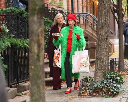 Carrie Preston and Molly Price are seen filming at the Elsbeth set in Downtown, Manhattan Featuring: Carrie Preston and Molly Price Where: New York City, New York, United States When: 10 Nov 2025 Credit: Jose Perez INSTARimages EDITORIAL USE ONLY. NOT FOR USE BY NEWSPAPERS BASED IN THE UK. Copyright: xx instar55261430