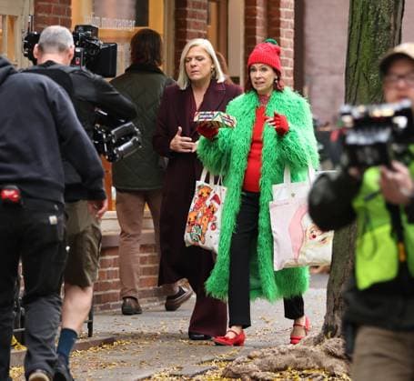 Carrie Preston and Molly Price are seen filming at the Elsbeth set in Downtown, Manhattan Featuring: Carrie Preston and Molly Price Where: New York City, New York, United States When: 10 Nov 2025 Credit: Jose Perez INSTARimages EDITORIAL USE ONLY. NOT FOR USE BY NEWSPAPERS BASED IN THE UK. Copyright: xx instar55261432