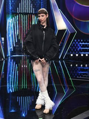 Rome, Rai studios on Via Asiago, Sanremo Giovani TV show - first episode. Pictured: CmqMartina  Copyright: xMarcoxProvvisionatox xipa-agency.netx xMarcoxProvvisionatox IPA_Agency_IPA67842874