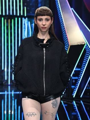 Rome, Rai studios on Via Asiago, Sanremo Giovani TV show - first episode. Pictured: CmqMartina  Copyright: xMarcoxProvvisionatox xipa-agency.netx xMarcoxProvvisionatox IPA_Agency_IPA67842877