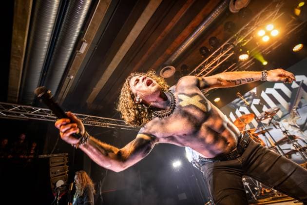 Nothing More live in Oslo, Norway Oslo, Norway. 11th, November 2025. The American rock band Nothing More performs a live concert at Vulkan Arena in Oslo. Here vocalist Jonny Hawkins is seen live on stage. Norway, Oslo, Vulkan Arena  Copyright: xGonzalesxPhoto TerjexDokkenx