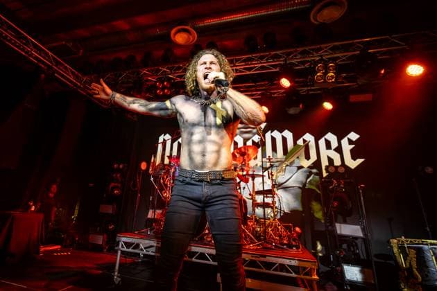 Nothing More live in Oslo, Norway Oslo, Norway. 11th, November 2025. The American rock band Nothing More performs a live concert at Vulkan Arena in Oslo. Here vocalist Jonny Hawkins is seen live on stage. Norway, Oslo, Vulkan Arena  Copyright: xGonzalesxPhoto TerjexDokkenx