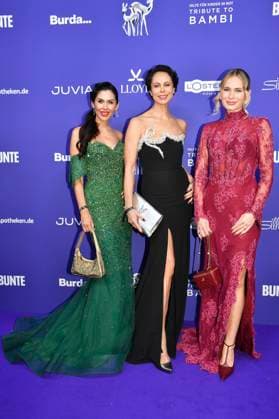 Jeannette Graf, Natalia Yegorova und Iryna Thater beim Tribute to Bambi 2025 im The Charles Hotel. München, 11.11.2025