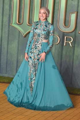 European Premiere of Wicked For Good at Cineworld, Leicester Square, London. - 10 November 2025. Zainab Jiwa attends the European Premiere of Wicked For Good at Cineworld in Leicester Square, 5-6 Leicester Square, London WC2H 7NA on Monday 10 November 2025., Credit:Sue Andrews Avalon Leicester Square, London WC2H 7NA, London  Copyright: xSuexAndrewsx xAvalonx 1052038383