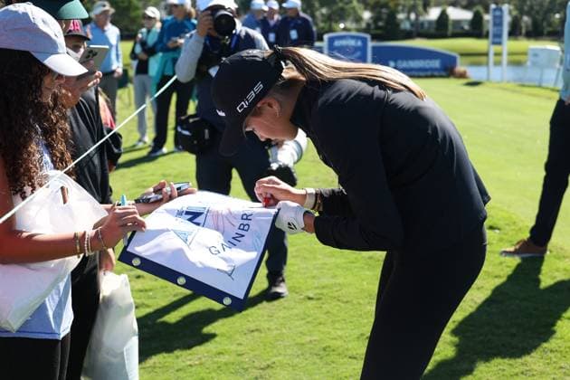 BELLEAIR, FL - NOVEMBER 12: Kai Trump at the Pro Am for The Annika driven by Gainbridge at Pelican on November 12, 2025 at the Pelican Golf Club in Belleair, Florida. Copyright: xmpi34x
